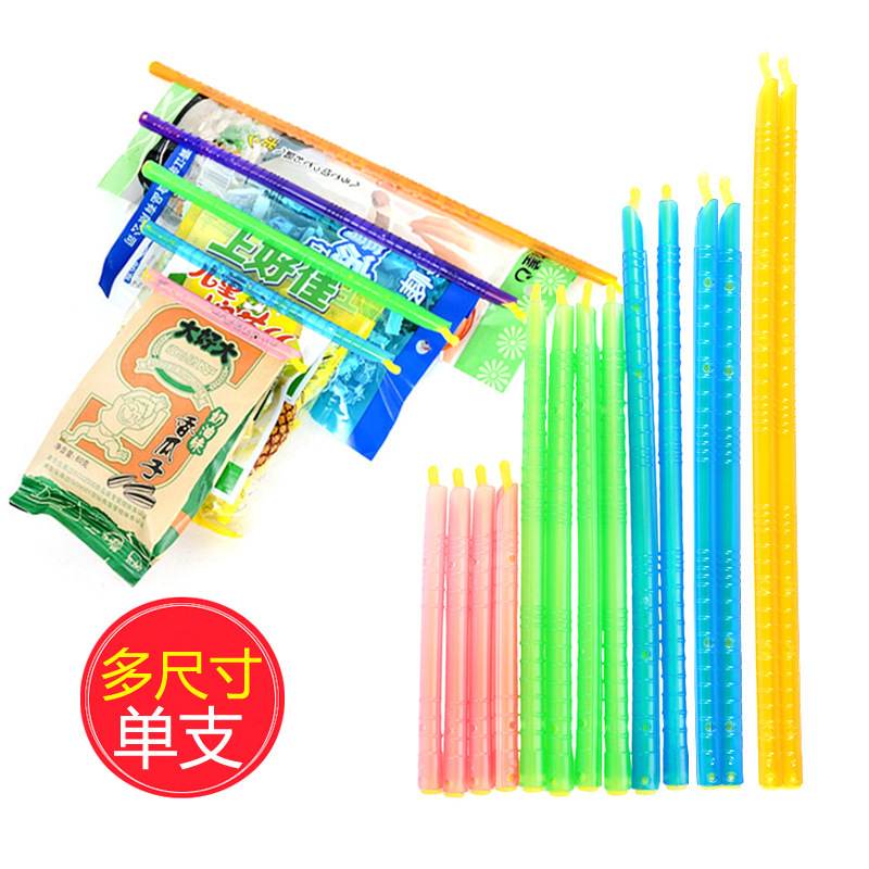 Korean Sealing Rod Food Bag Sealing Strip Food Preservation Sealing Rod Candy Color Rod Sealing Clip Sealing Clip Korean Sealing Rod Food Bag Sealing Strip Food Preservation Sealing Rod Candy Color Rod Sealing Clip Sealing Clip