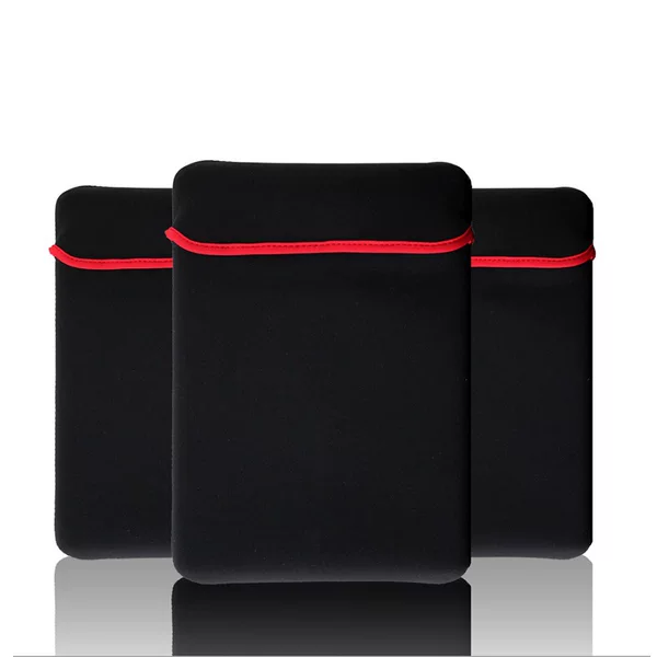 Laptop liner bag diving material SBR three-dimensional double-sided black red 11 inch 13 14 15 inch computer bag