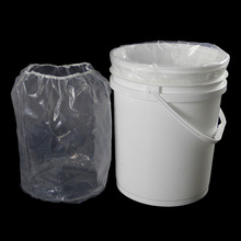 厂家定制透明pe圆底袋化工涂料液体防漏防尘圆底袋加厚铁桶内胆袋