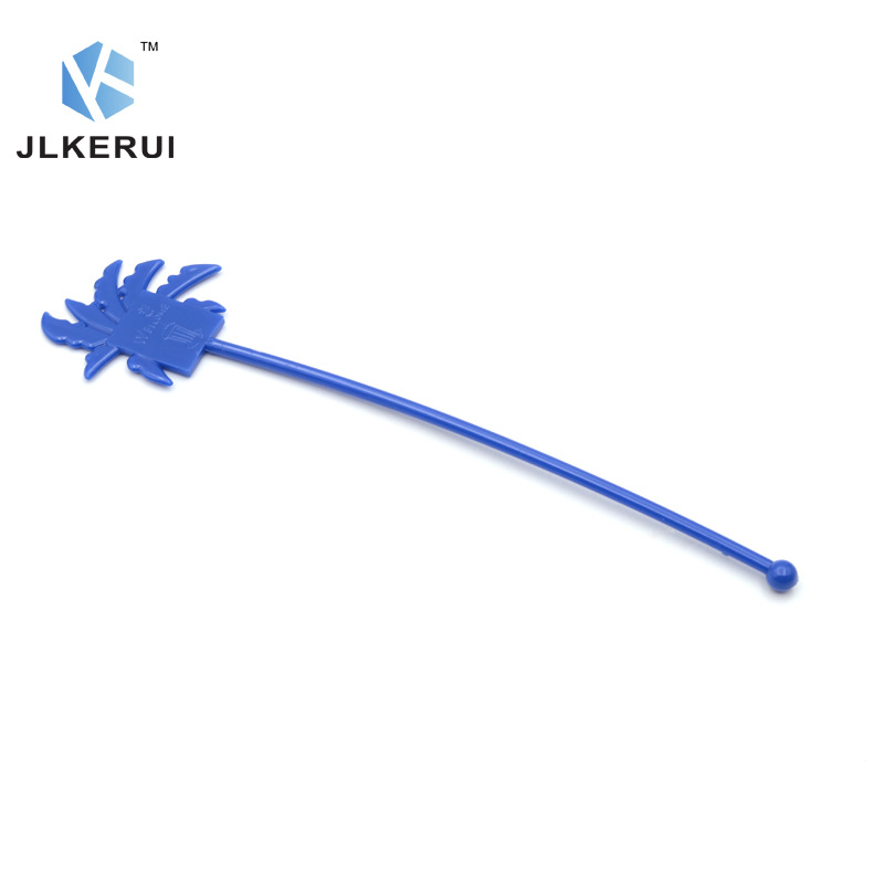 Nuevo jugo de frutas de plástico cóctel palo bebida revolviendo palo cóctel agitación palo estrella suministros fiesta palo de coco