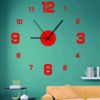 Modern creative personality model room Living room Simple Nordic and American big pointer Jet quartz clock bell watches Factory wholesale