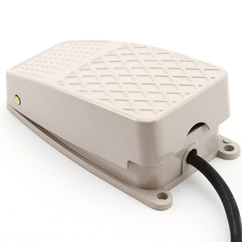 Silver dot FS-3 foot switch aluminum shell foot stepping on switch switch switch