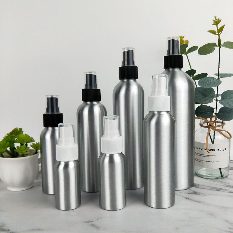 Spot 30-100-250-500ml spray aluminum bottle wire drawing nozzle disinfection water alcohol cleaner bottle Spot 30-100-250-500ml spray aluminum bottle wire drawing nozzle disinfection water alcohol cleaner bottle