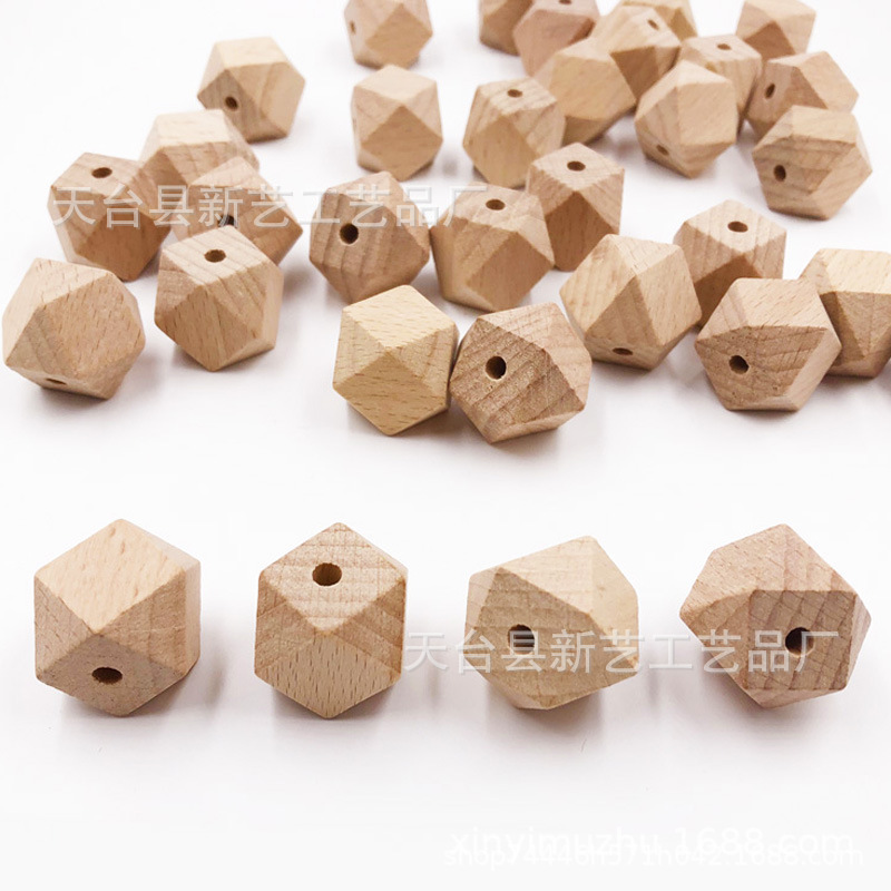 DIY haya cuentas redondas octogonales accesorios de clip de pezón molar para niños 8-30mm cuentas cuadradas con cuentas de juguete cuentas sueltas image 5