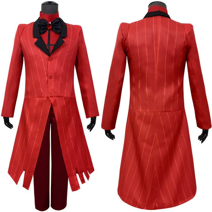 Костюм для косплея женщины — персонажи Helluva Boss (Alastor, Angel Dust, Vaggie) комплекты S–XXXL