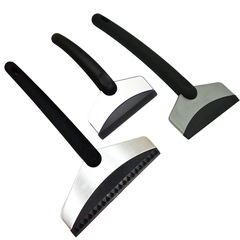 Car Stainless Steel Snow Shovel Blade Upgraded Solid Frosted Rubber Coated Handle Refrigerator Frost Removal Scraper