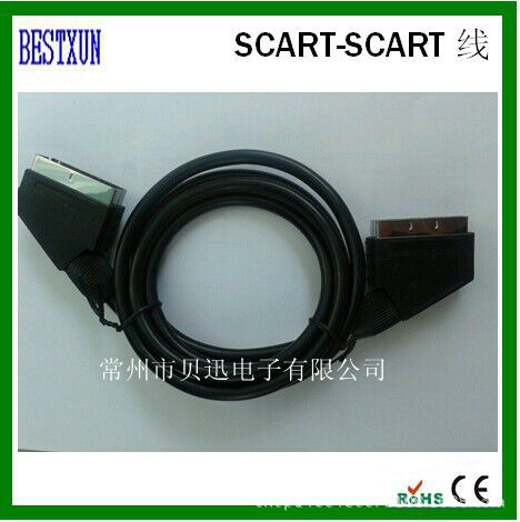 现货供应 镀镍 SCART-SCART线 1.5M