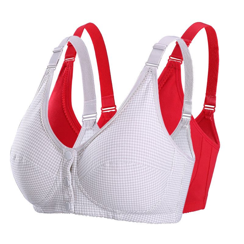 Student Vest Women's Bra Junior High School Vest Women's Rimless Thin Vest Bra Underwear for Elderly Mothers