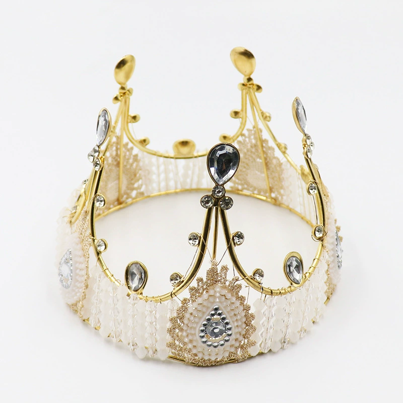 Фабричная оптовая продажа торт Crown Queen Birthday Bakery Выпеченная жемчужная мандариновая корона Корона украшение торта
