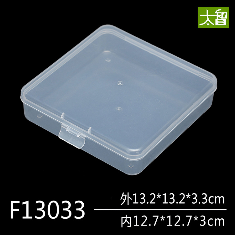 En stock caja cuadrada de embalaje PP caja de plástico cuadrada de plástico con tapa caja de plástico cuadrada con tapa caja cuadrada