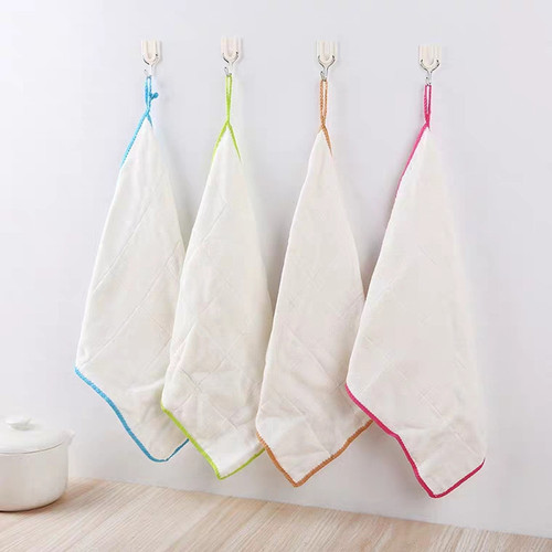 C kapok gauze dishwashing cloth new style non-stick, non-removing, thickened absorbent rag, housekeeping cleaning cloth packaged