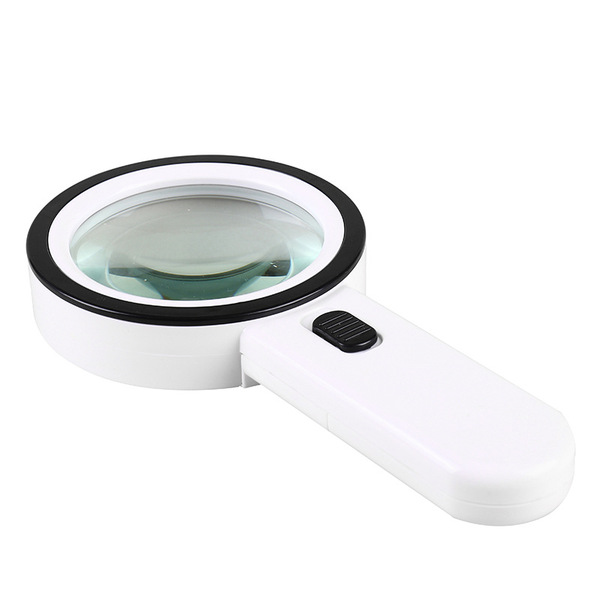 handheld magnifying glass with light