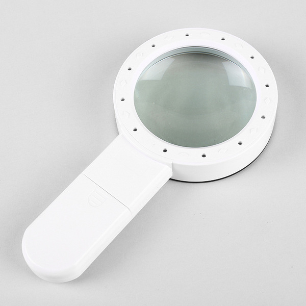 handheld magnifying glass with light