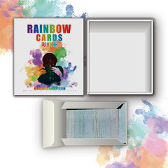 Rainbow Card Diamond Edition Life's Colors Positive Energy Positive Psychology Wish Card Healing Tarot Deck