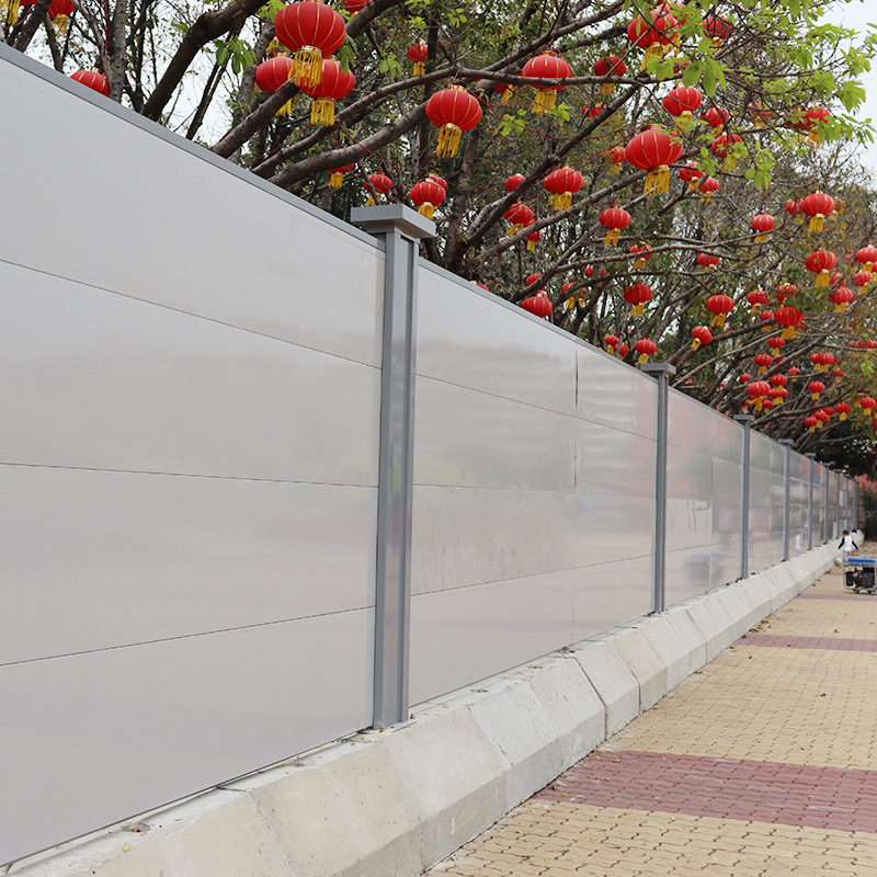 顺路科技广州A1-1围挡顺路款装配式施工围挡  临时施工围挡