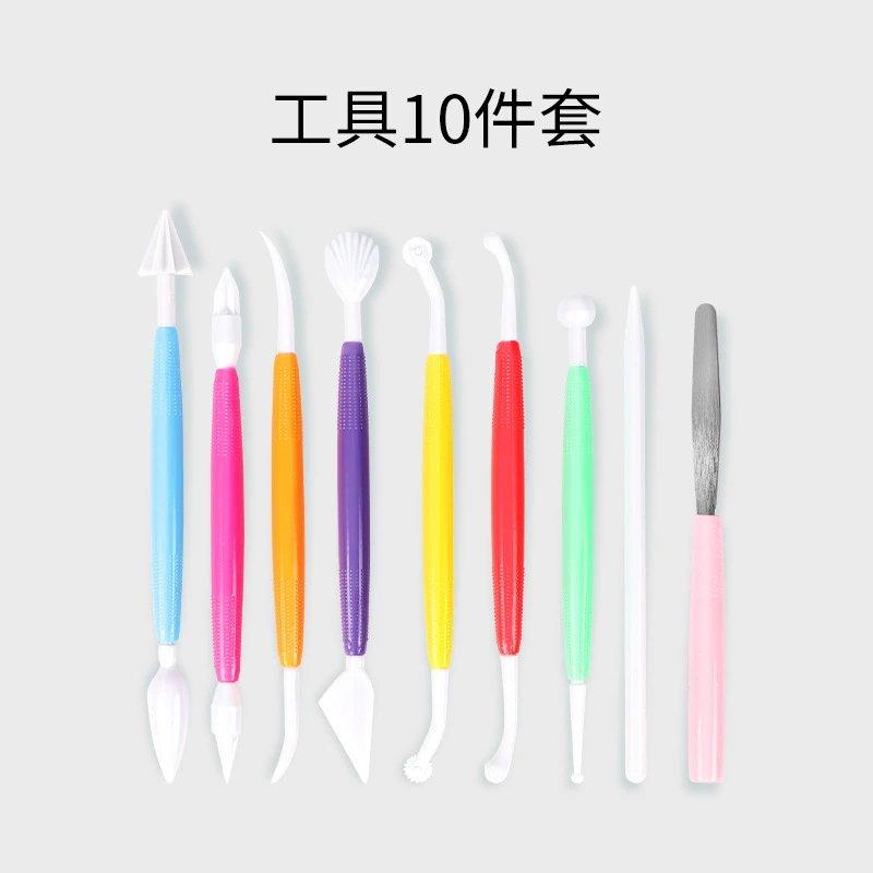 Children's creative toy, space plasticine, ultra light clay with accessories, tools set