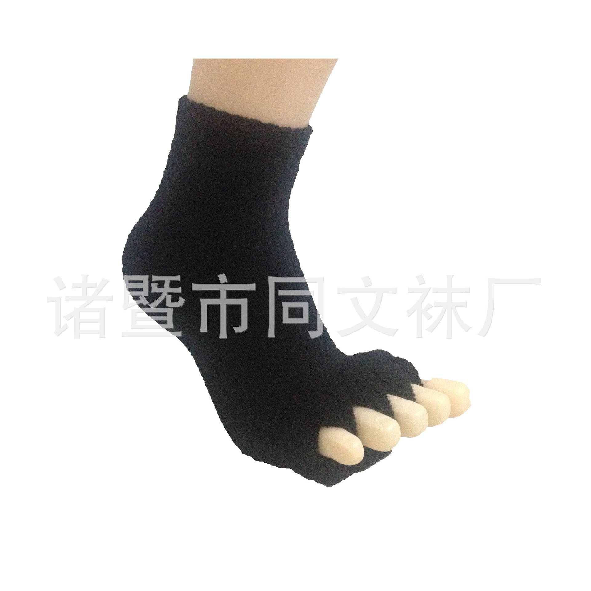 Calcetines del dedo del pie japoneses y coreanos calcetines del dedo del pie de la yoga del masaje DE LA SALUD calcetines del dedo del pie del algodón de acrílico suave de las mujeres calcetines abiertos del dedo del pie