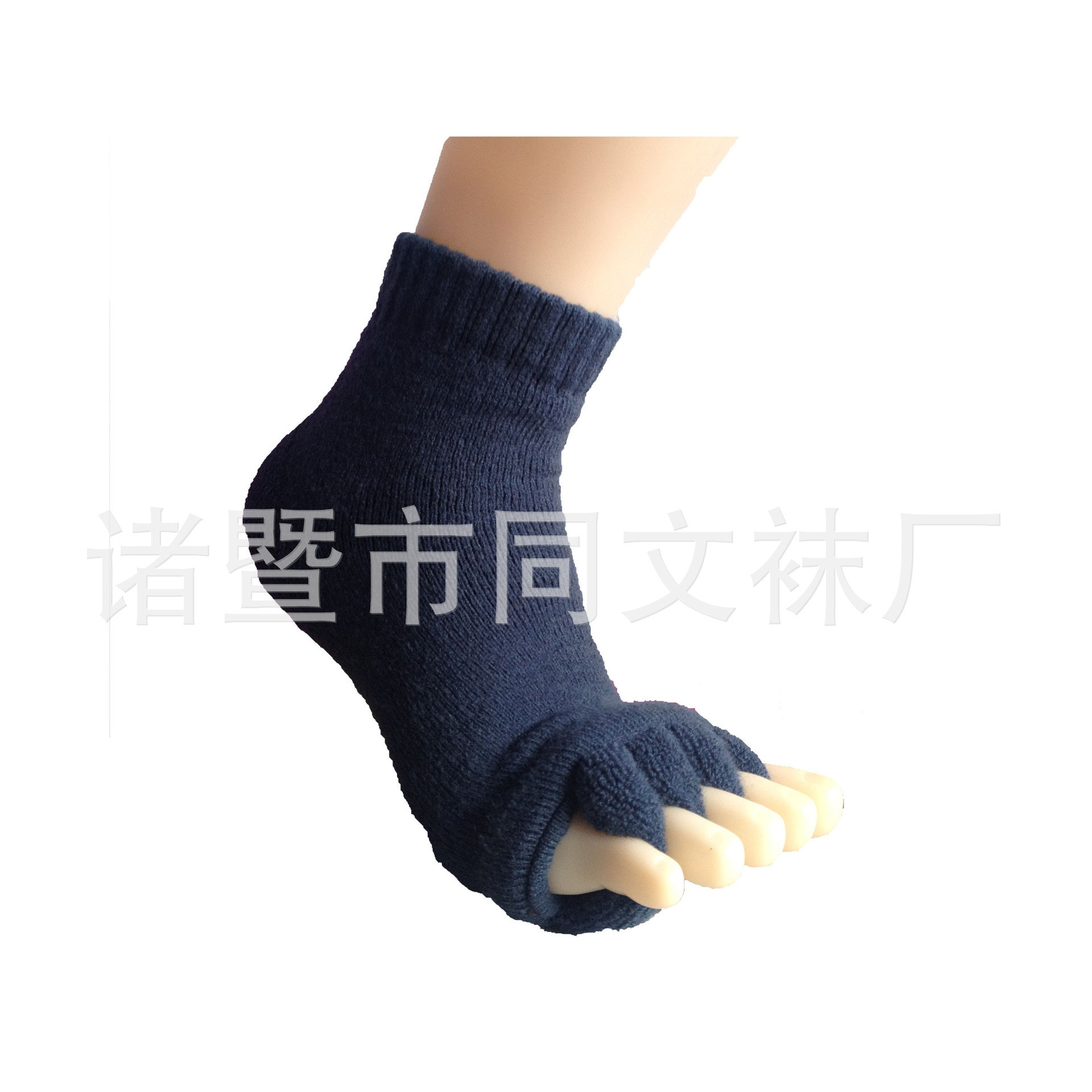 Calcetines del dedo del pie japoneses y coreanos calcetines del dedo del pie de la yoga del masaje DE LA SALUD calcetines del dedo del pie del algodón de acrílico suave de las mujeres calcetines abiertos del dedo del pie