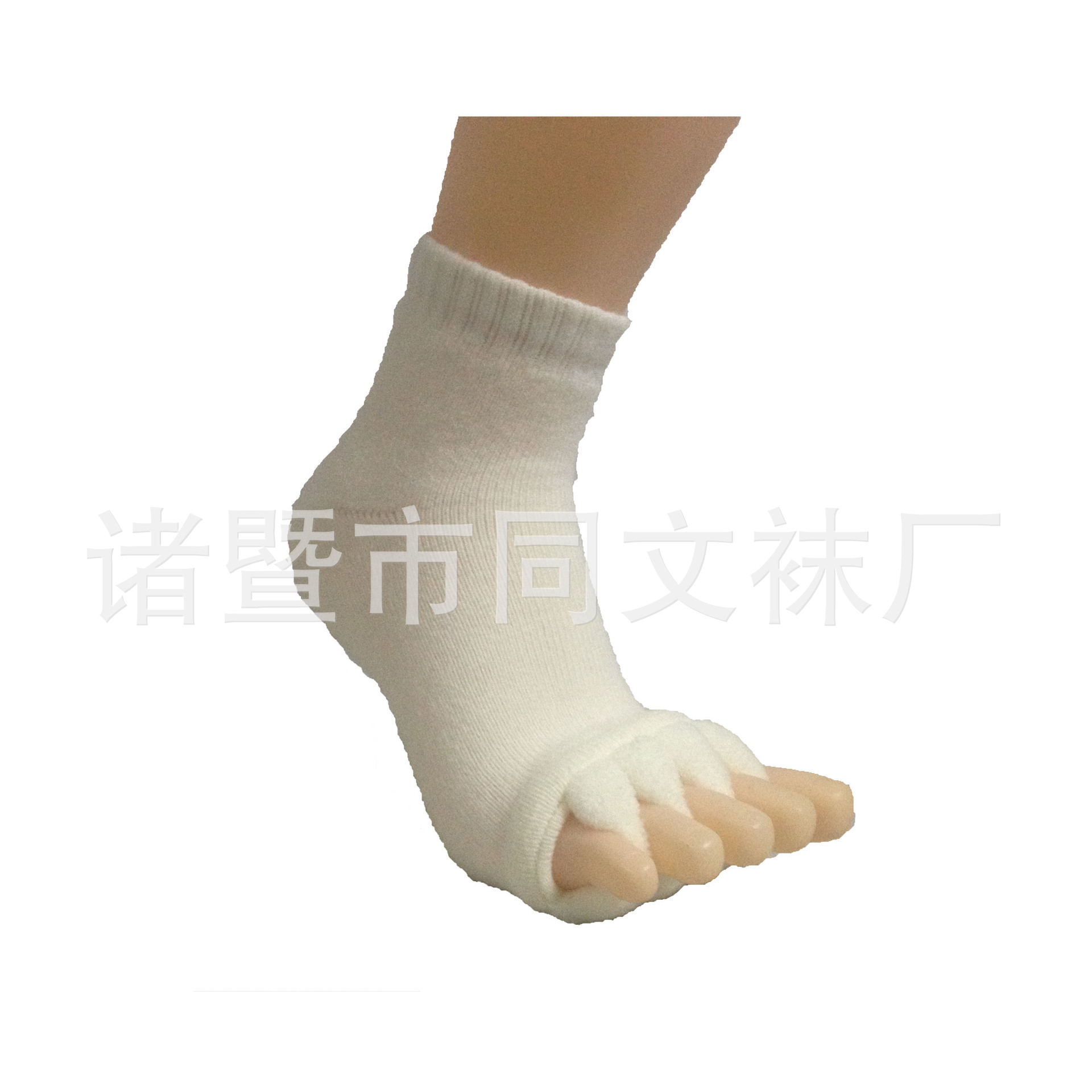 Calcetines del dedo del pie japoneses y coreanos calcetines del dedo del pie de la yoga del masaje DE LA SALUD calcetines del dedo del pie del algodón de acrílico suave de las mujeres calcetines abiertos del dedo del pie