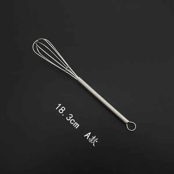 In stock supply 3-wire stainless steel 201 manual eggbeater 7-inch blender -- 18cm Type A