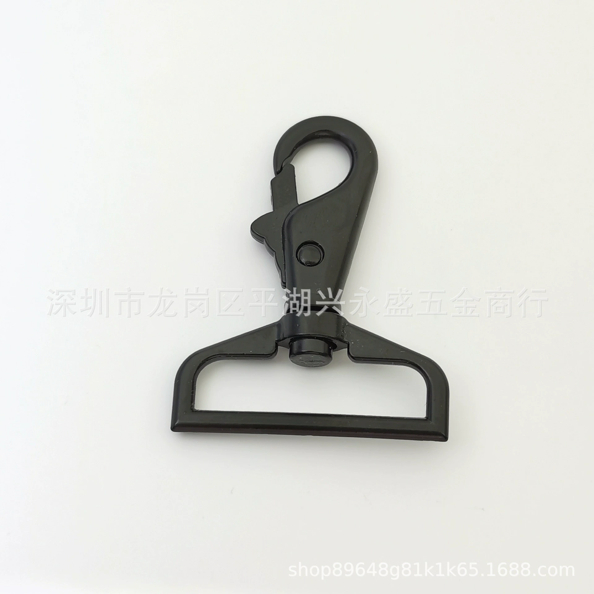 Производитель в наличии багажная фурнитура крючок высококачественный электрофорез черный бытовой отчет Компьютерная сумка 38 мм Пряжка для собак вращающийся крючок