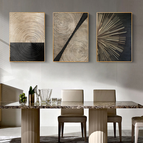 Light Luxury Hotel Paintings for Modern Atmospheric Living Rooms, Commercial Offices, Industrial Style Clubs, Model Rooms Wall Decorations