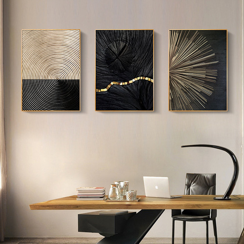 Light Luxury Hotel Paintings for Modern Atmospheric Living Rooms, Commercial Offices, Industrial Style Clubs, Model Rooms Wall Decorations
