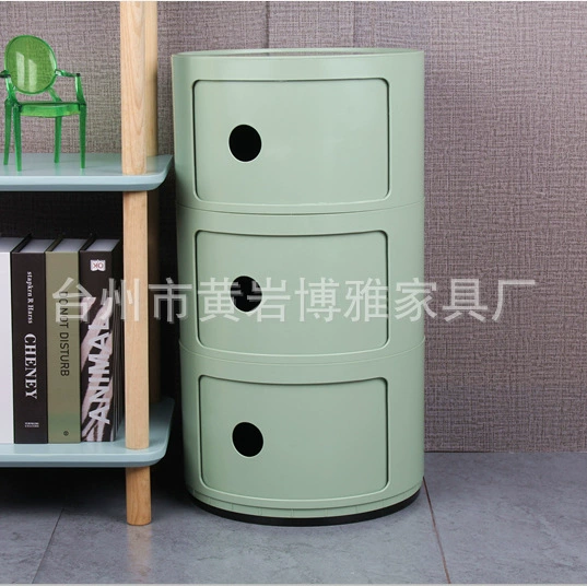 Mini small bedside cabinet simple modern bedroom corner cabinet storage cabinet multifunctional round storage cabinet