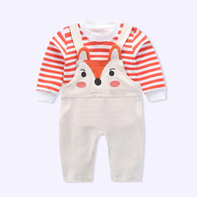 婴儿衣服男女宝宝背带裤套装可爱宝宝纯棉婴儿装儿童春秋外贸批发