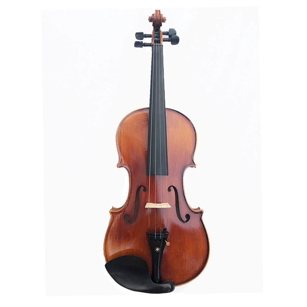 Ученики-исполнители Пингуанг Handmade Paint Violin Violin 10 Years of Maple White Pine Black Black Продавать Тайвань Templic