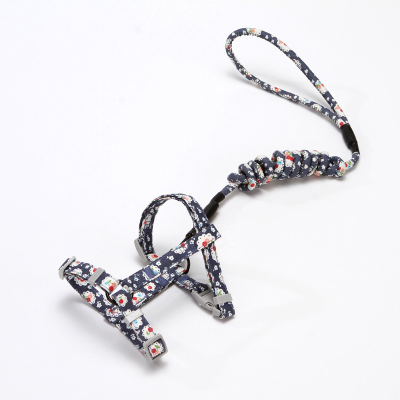 Nueva cuerda de tracción de gato en forma de I traje de correa de pecho ajustable anti-rotura cuerda de tracción de gato de estilo japonés