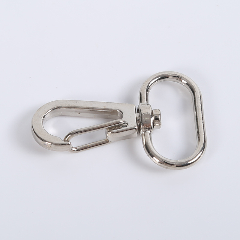 Accesorios para Bolsos, Anillo en D de 6 Puntos, Gancho de Tres Líneas, Hebilla Blanca para Perro, Hebilla de Tres Posiciones, Fabricante en Stock, Accesorios para Bolsos, Hebilla de Gancho, Aleación de Zinc image 3