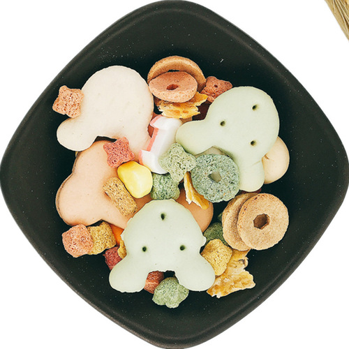 Hamster teething snacks 1 pound rabbit chinchilla guinea pig guinea pig flower squirrel squirrel puffed biscuit food snacks