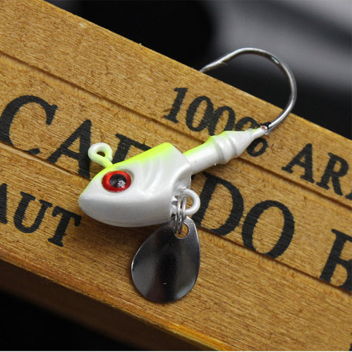 Factory wholesale Luya fish-type lead head hook simulated long-range bait 7g10g14g20g soft bait with soft worms