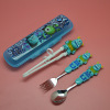 Disney, children's chopsticks for training, tableware, set, “Frozen”, 4 pieces