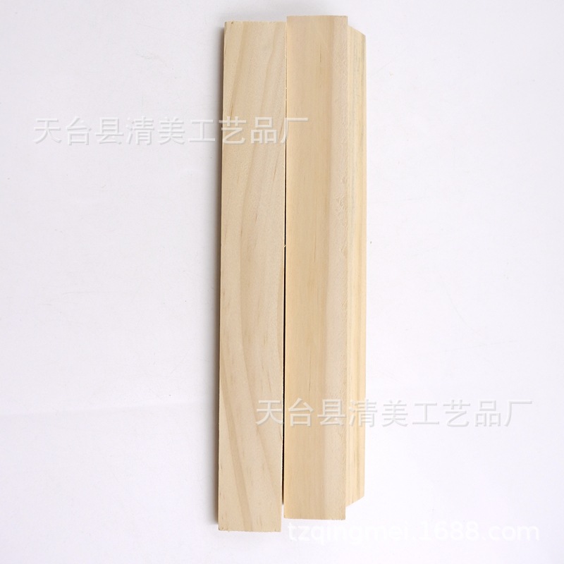 Decorativo de madera de pino de madera tira de madera Inglés carta base adornos