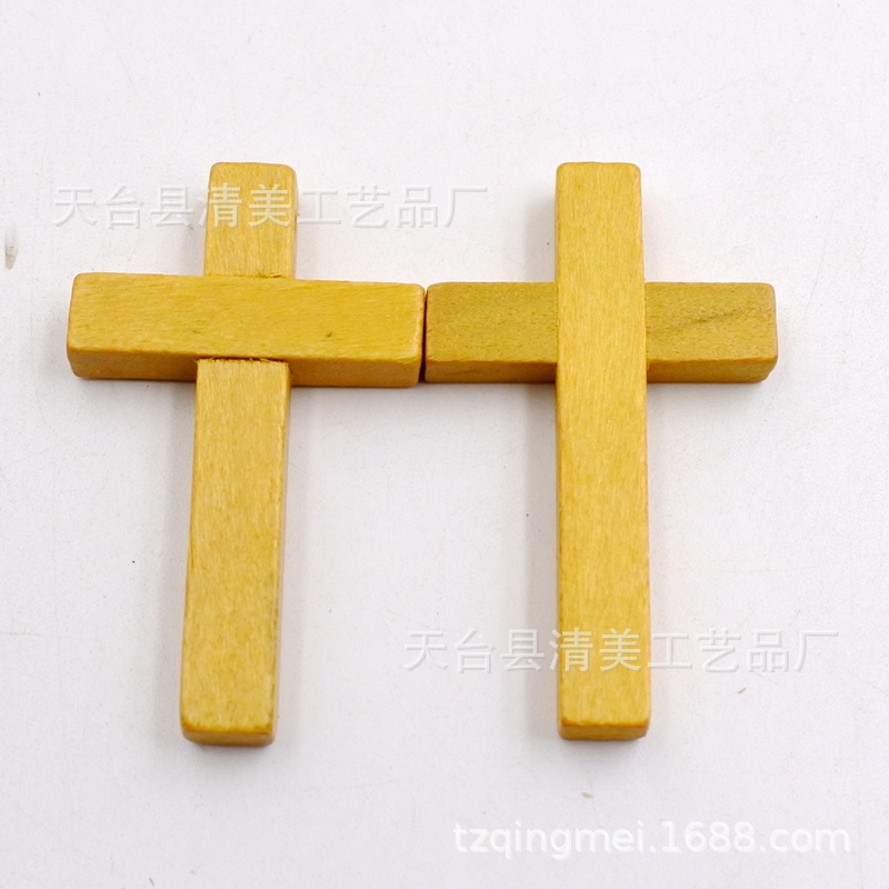 Tabletas de madera con decoración de cruz, 12 piezas de madera ensambladas, un paquete de ideas