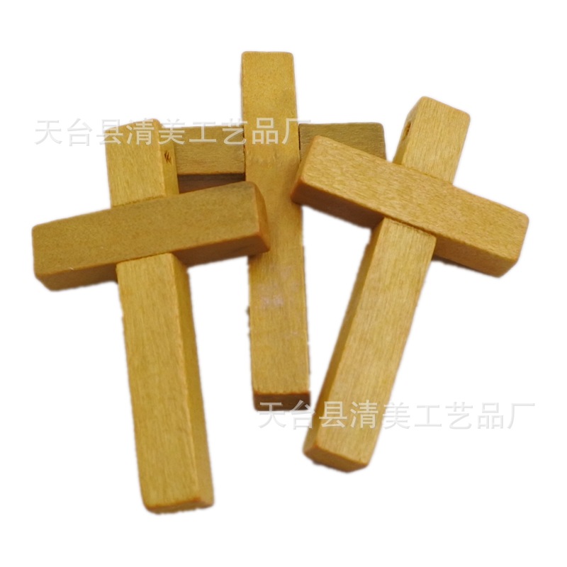 Tabletas de madera con decoración de cruz, 12 piezas de madera ensambladas, un paquete de ideas