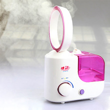 心语无叶风扇加湿器风扇加湿结消毒液合批发代发0EM室内加湿 礼品