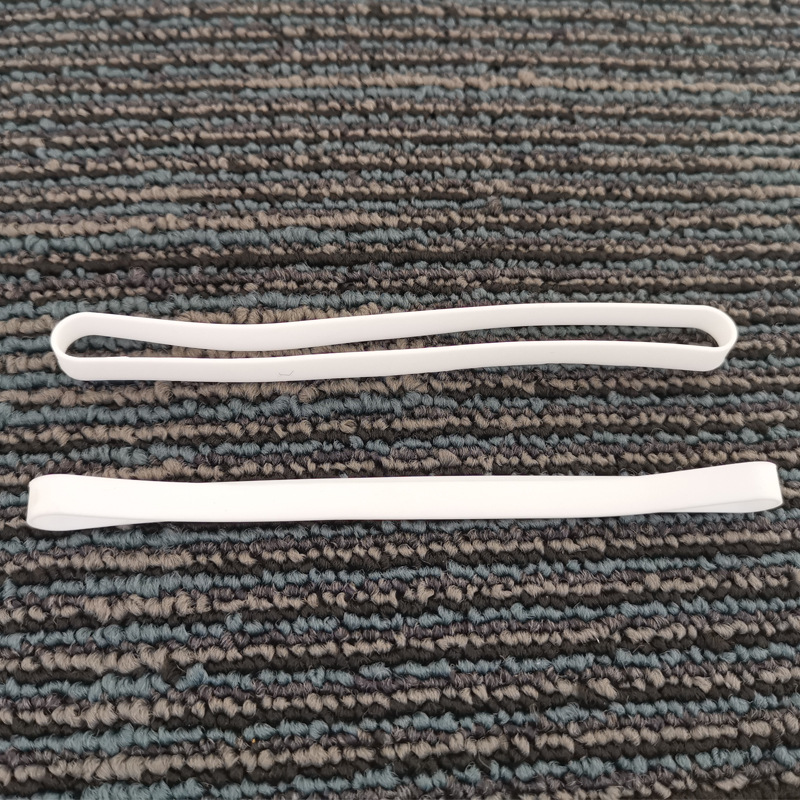 A05 # tipo de tira larga 200*10*1.5 caja de bridas de color de silicona correa de libro de unión elástica fuerte de silicona transfronteriza