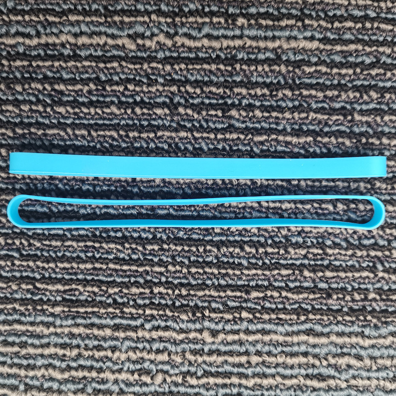 A05 # tipo de tira larga 200*10*1.5 caja de bridas de color de silicona correa de libro de unión elástica fuerte de silicona transfronteriza