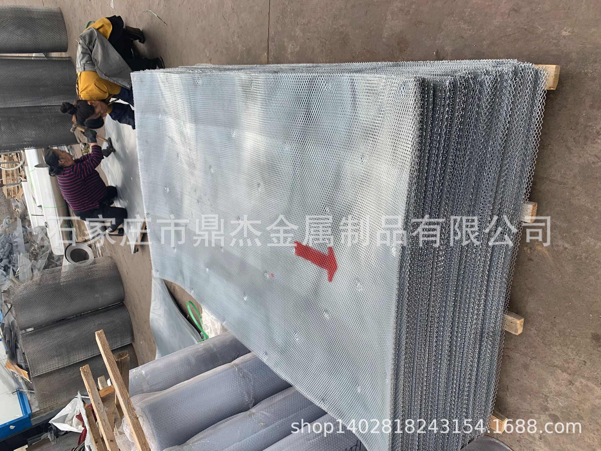 钢板网冲压钢板网高端大厦外墙保温网钢板网墙体保温网片