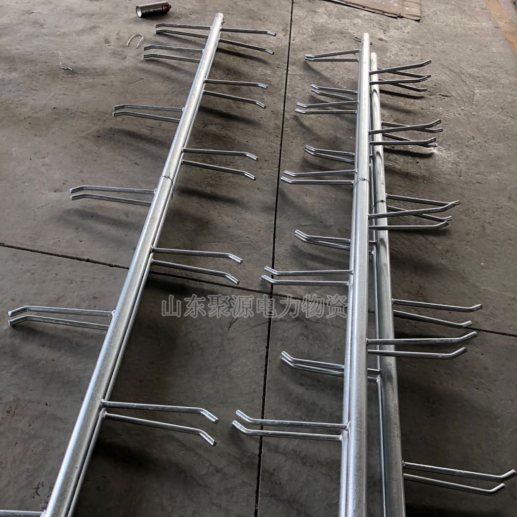 山东电力杆用爬梯 抱箍式爬梯  固定爬梯 热镀锌爬梯制造厂家