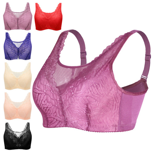 Manufacturer of foreign trade underwear postoperative thin adjustable fake breast bra lace tube top cover prosthetic breast bra