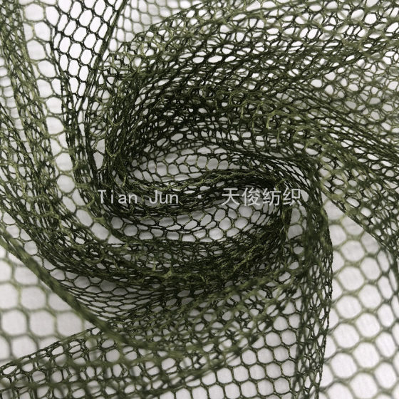 Spot supply hexagonal mesh cloth hard A004 hexagonal mesh cloth bags shoes fishing net laundry bag handbag mesh