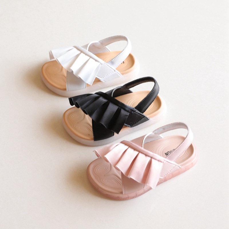Summer cute beach sandals girl's flower-shaped