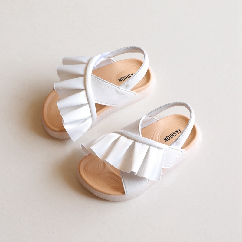 Summer cute beach sandals girl's flower-shaped