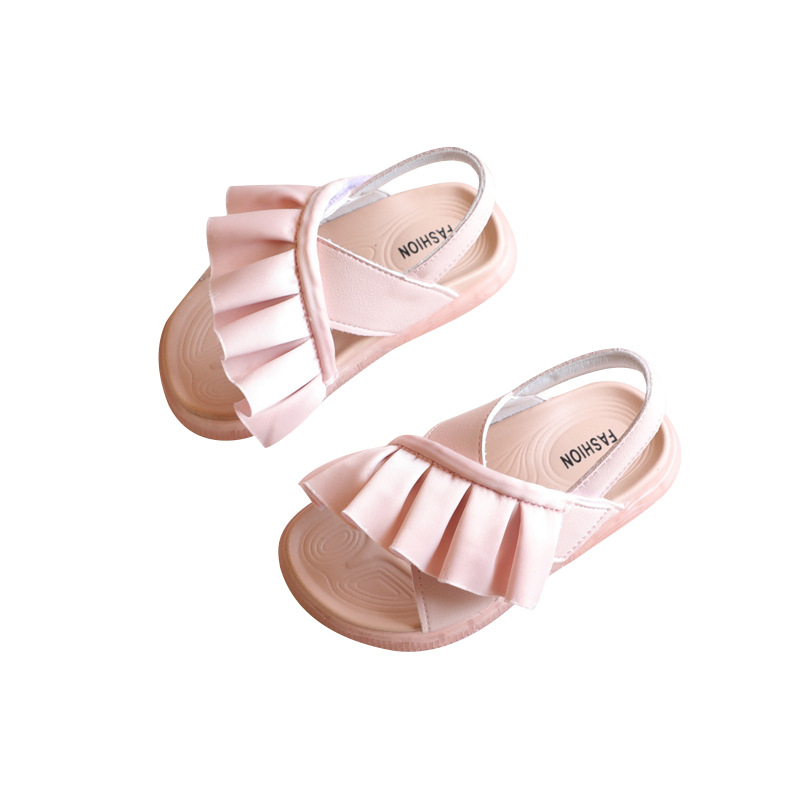 Summer cute beach sandals girl's flower-shaped