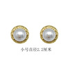 Silver needle from pearl, fashionable earrings, silver 925 sample, internet celebrity, 2020