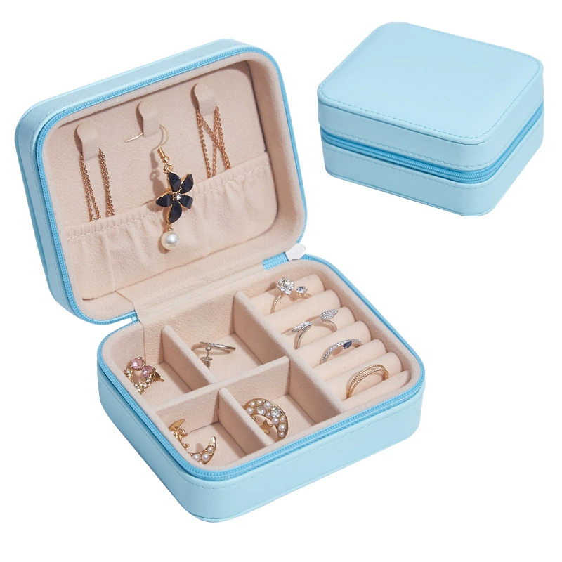 Missyu Polyurethane Storage Box: Handheld Organizer for Earrings & Rings